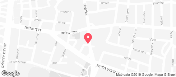 חומוסיית הבקתה - מפה