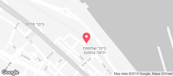 מנהטן דיינר אמריקאי חיפה - מפה