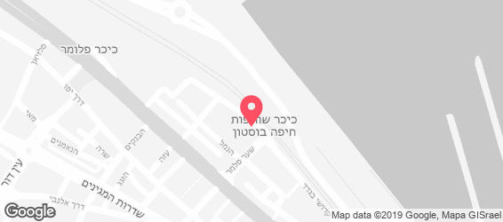 מנהטן דיינר אמריקאי חיפה - מפה