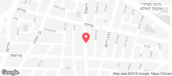 צינה בר - מפה