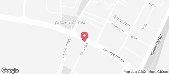 חומוס הרצל - מפה