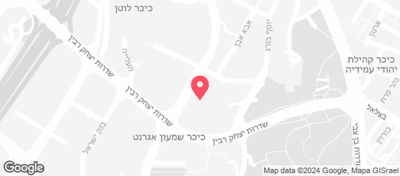 אגאדיר ירושלים - מפה