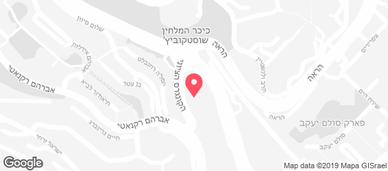 שינזו shinzu ירושלים - מפה