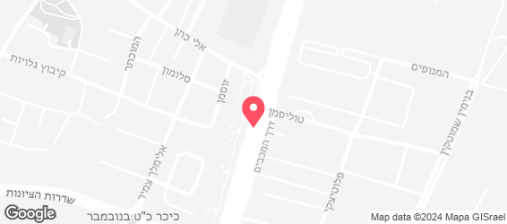 בורגר סאלון ראשון לציון - מפה