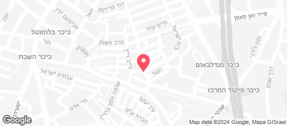 המסעדה של קרויזר ירושלים - מפה