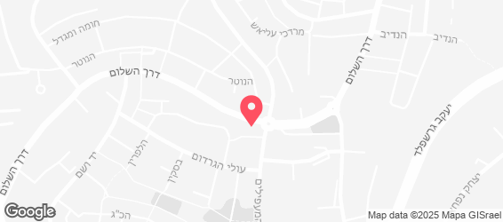 שיפודי השלום באר שבע - מפה
