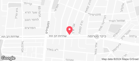 פיצה הוליווד חולון - מפה