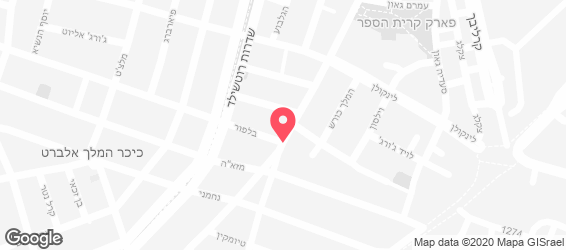 בורקס ופיצה פפו תל אביב - מפה