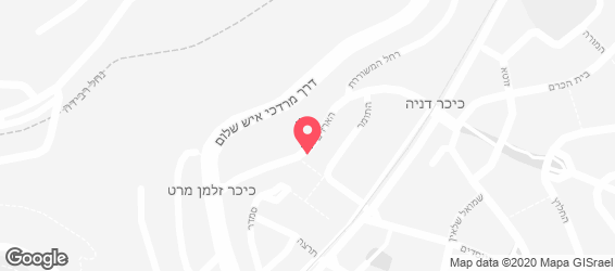 הארזים פיצה בייקרי ירושלים - מפה