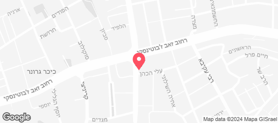 בוקר וגלידה בני ברק - מפה