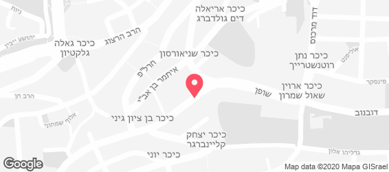 חומוס אליהו ירושלים - מפה
