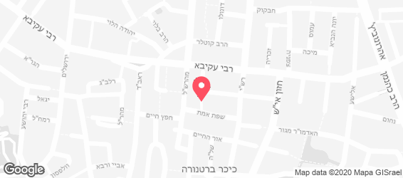 מסעדת הלל - מפה