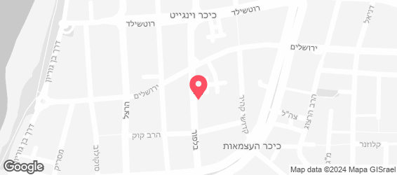 פאלפל מן הטבע - מפה