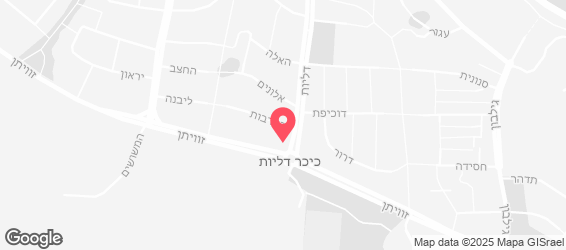 בורגר הגנרל קצרין - מפה