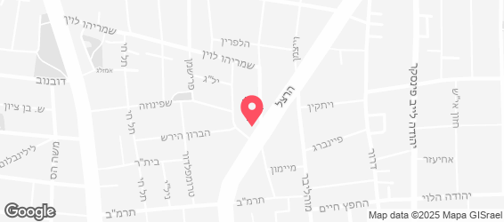 יהודל'ה בורגר בר ישראלי ראשון לציון - מפה