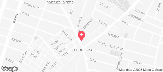 גלידה בתל אביב 24/7 לה גופרה - מפה