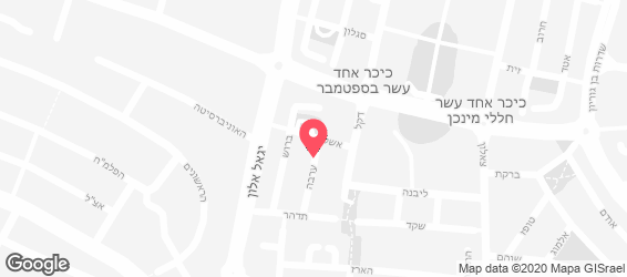 כנאפה ירושלמית - מפה