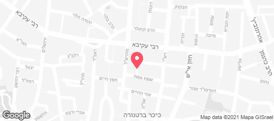 פיצה בני ברק - מפה