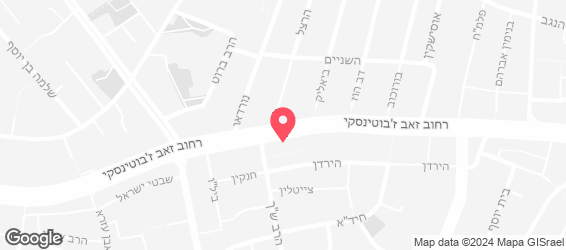 פיצה בני ברק - מפה