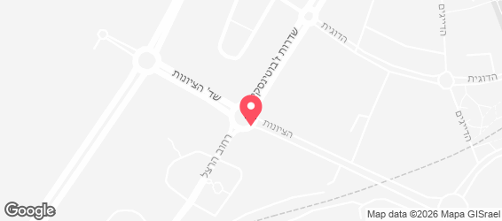 אורן משי יבנה - מפה