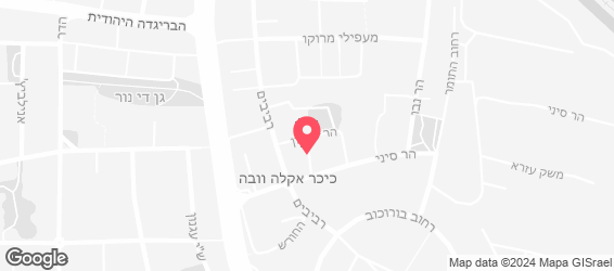 פיצה פורטובלה - מפה