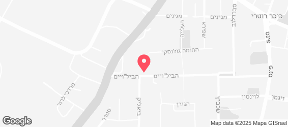 הבית התימני גדרה - מפה