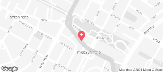 נומי בורגר Numi burget - מפה