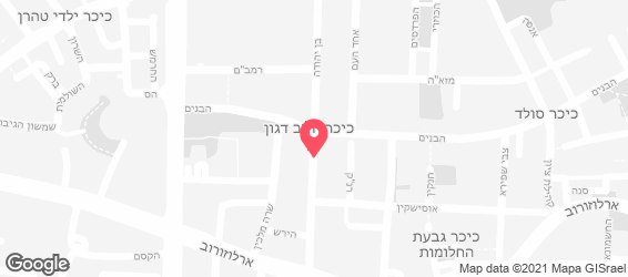 רוזנברג מטבח ישראלי - מפה