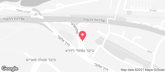 פיצה פדאל חיפה - מפה