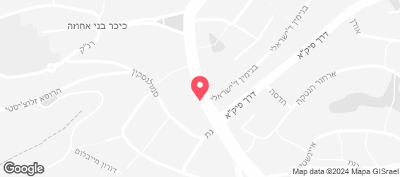 פיצה פדאל חיפה - מפה