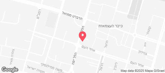 פיצה גולד חדרה - מפה