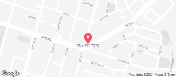 חומוס ירושלים - מפה