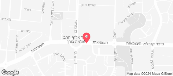 גפאן גפאן פתח תקוה - מפה