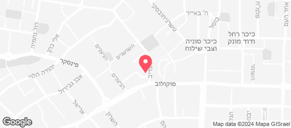 קפה הנדיב הרצליה - מפה