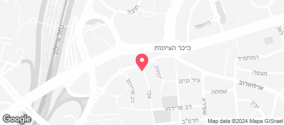 ירוקים - מסעדה צמחונית - מפה