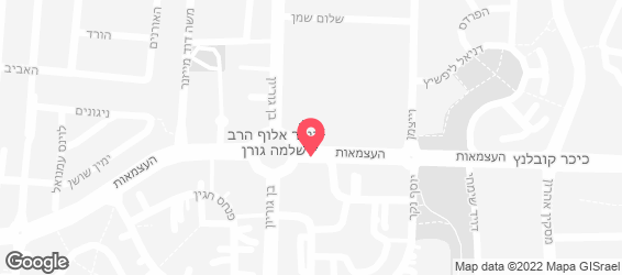 חומוס יוסף כפר גנים - מפה