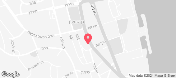 פיצה ויצמן - מפה