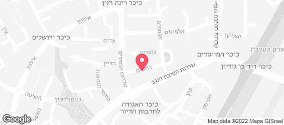 סגה סושי אילת - מפה