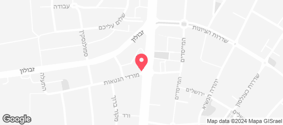 פלאפל ירושלים - מפה