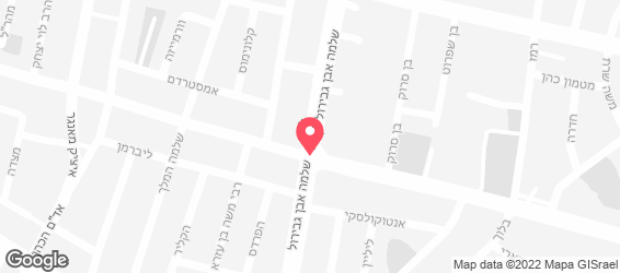 אריכא סביח תל אביב - מפה