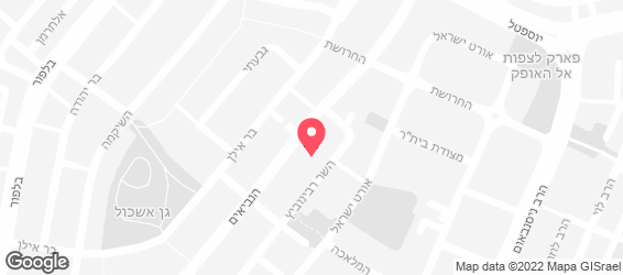 בית הפיצה הישראלי - מפה