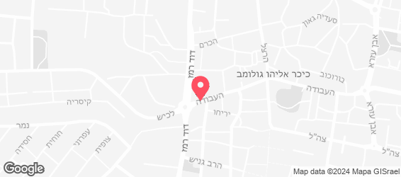 מאפיית רמו - מפה