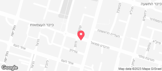 הבורקס של חדרה - מפה