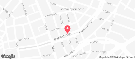 לנדוור רוטשילד תל אביב הכשרה - מפה