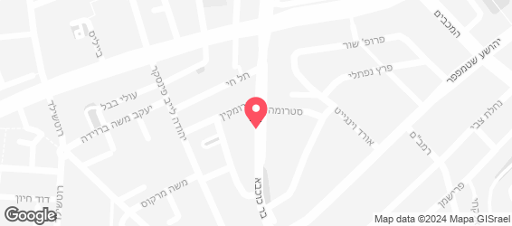 דרדלה פיצה - מפה