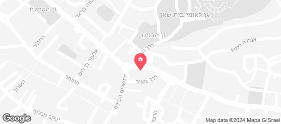 שוגי בית שאן - מפה