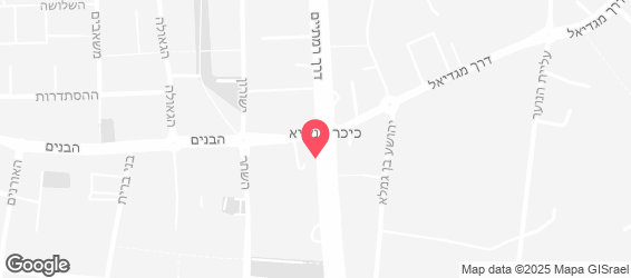 סושי האוס - הוד השרון - מפה