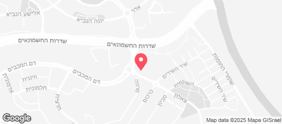 בנדיקט מודיעין - מפה