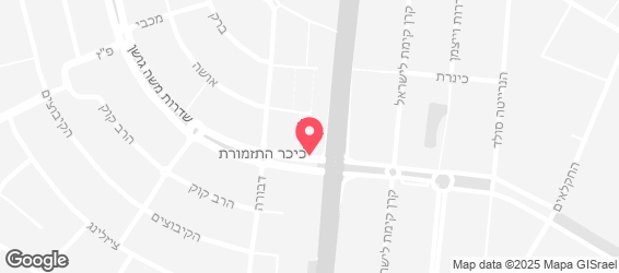 השניצליה  בגושן - מפה