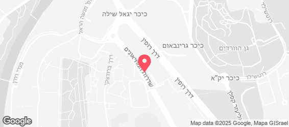 העברית קפה וסושי - מפה
